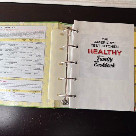 The America's Test Kitchen Healthy Family Cookbook, Recipe Binder, Vintage - Picture 4 of 10